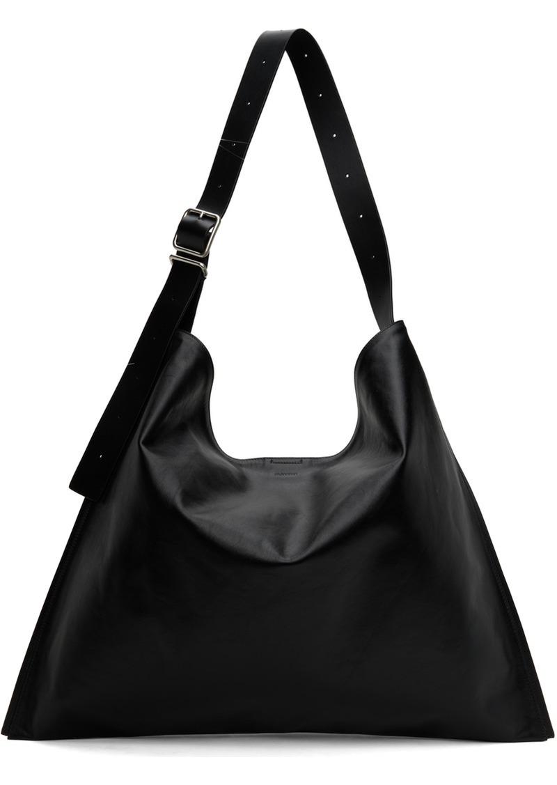 Jil Sander Black Belt Tote