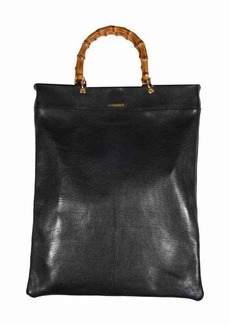 JIL SANDER Black black genuine leather Bamboo medium shopper bag Jil Sander