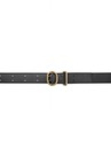 Jil Sander Black Cannolo Belt