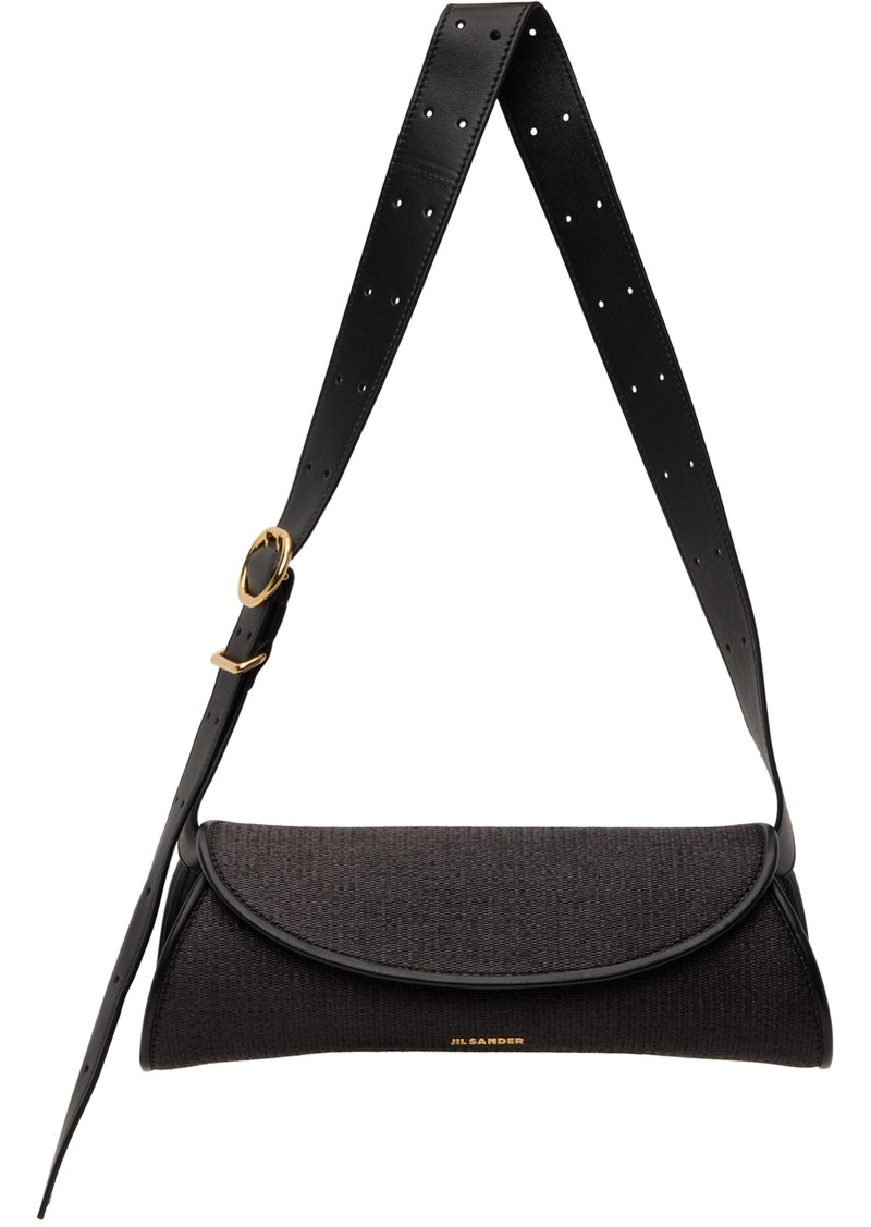 Jil Sander Black Cannolo Small Bag