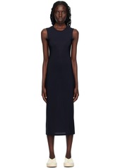 Jil Sander Black Crewneck Dress