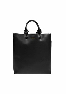 JIL SANDER Black genuine leather Giro Tote medium bag Jil Sander