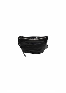 JIL SANDER Black genuine leather V-Sport waist bag Jil Sander