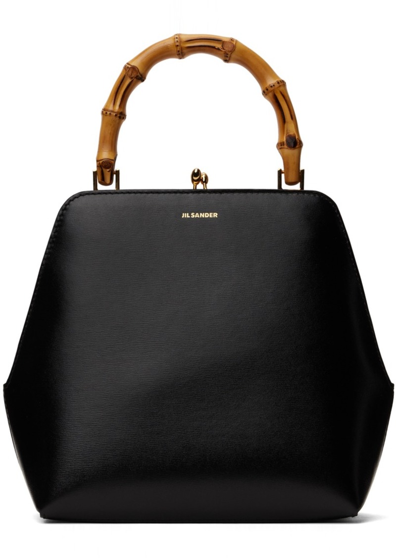 Jil Sander Black Goji Bamboo Square Bag