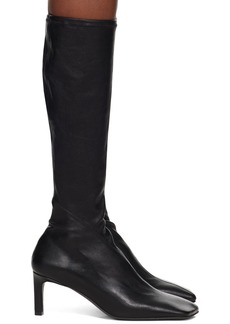 Jil Sander Black Knee Boots