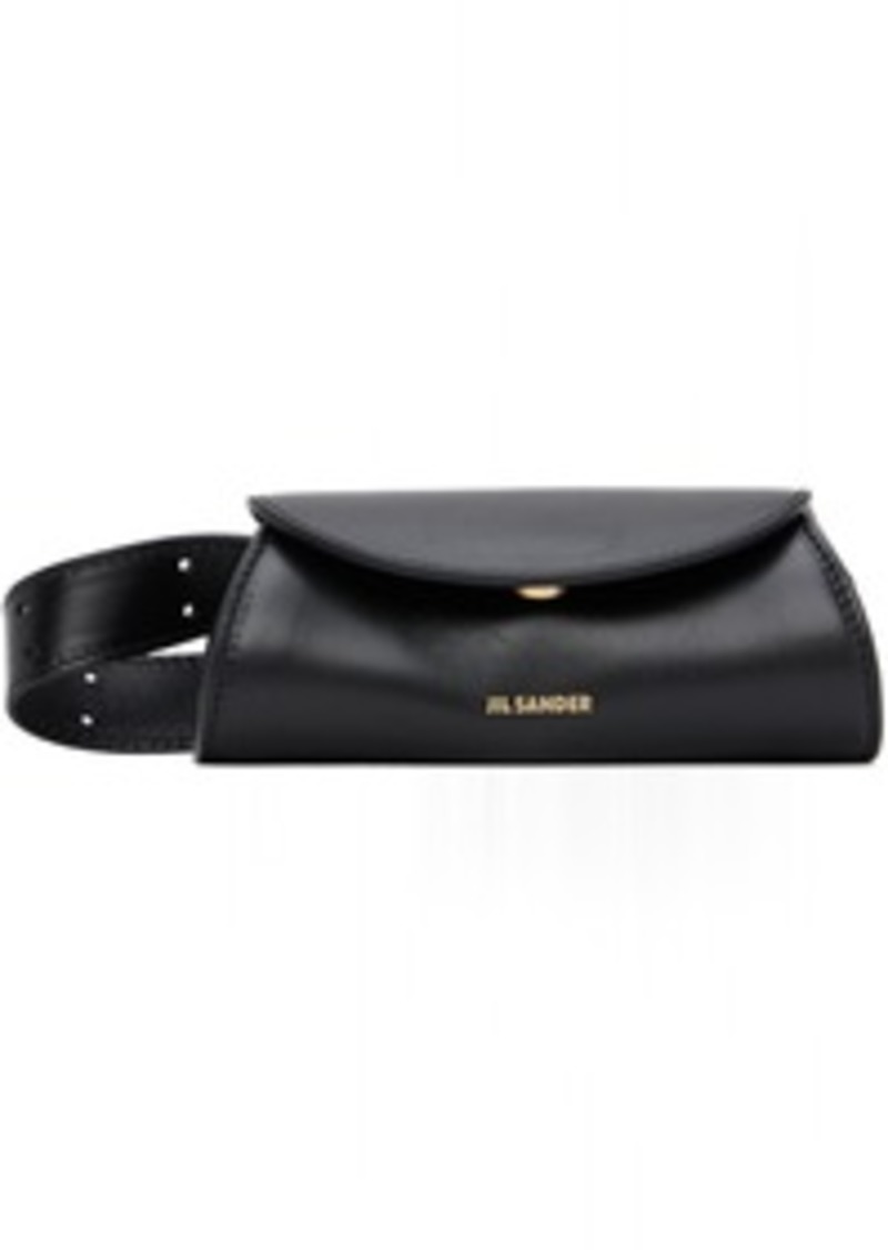 Jil Sander Black Mini Cannolo Bag