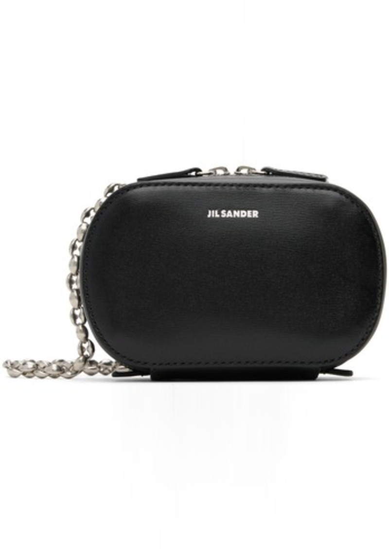 Jil Sander Black Mini Chain Bag
