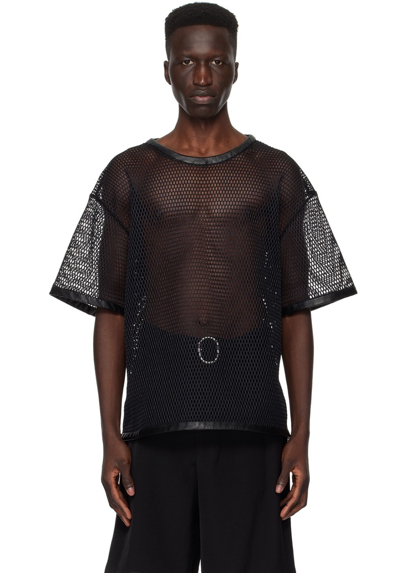 Jil Sander Black Open T-Shirt