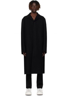 Jil Sander Black Single-Breasted Coat