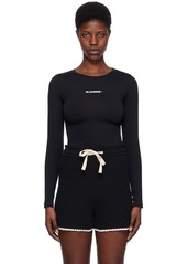 Jil Sander Black Swim Long Sleeve T-Shirt