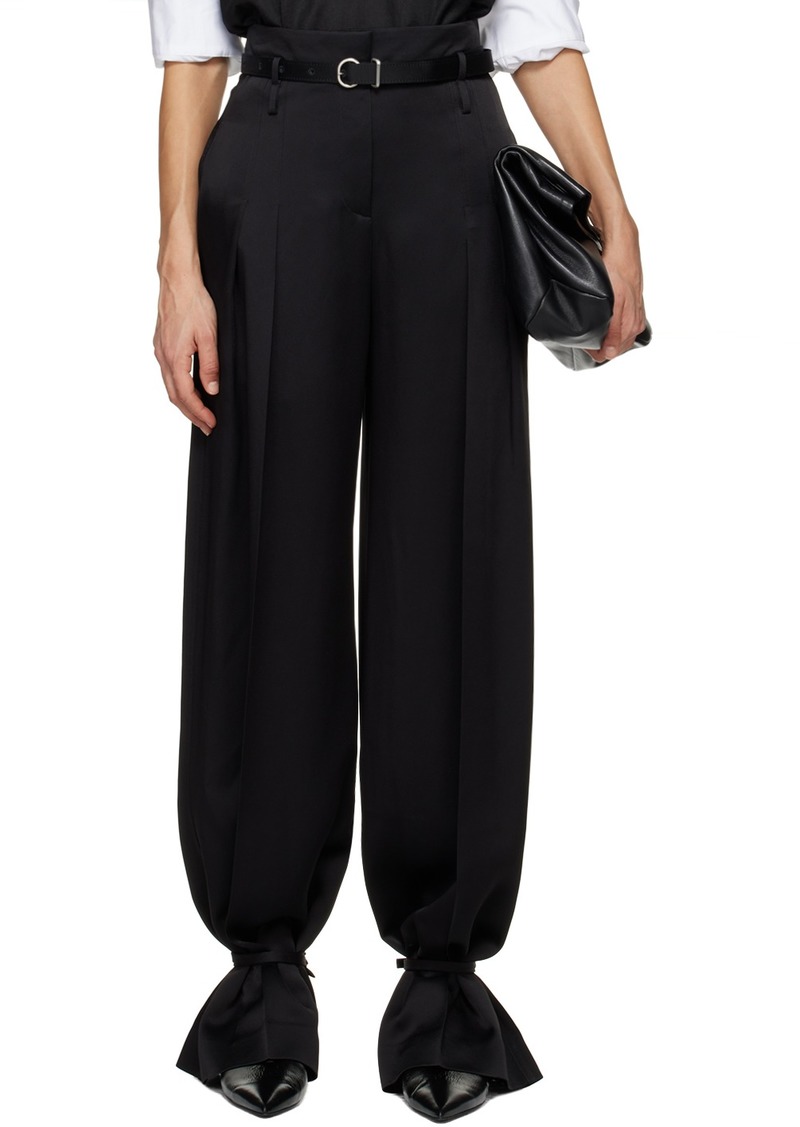 Jil Sander Black Tailored Trousers