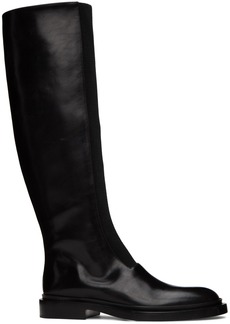 Jil Sander Black Tall Boots