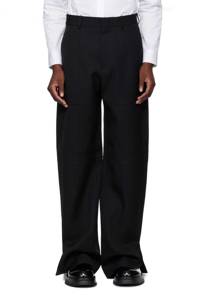 Jil Sander Black Wool Trousers