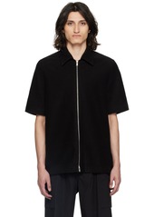 Jil Sander Black Zip Shirt