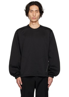 Jil Sander Black Zip Sweatshirt