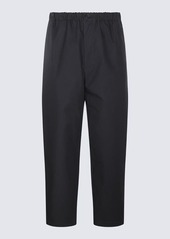 JIL SANDER BLUE COTTON PANTS