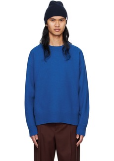 Jil Sander Blue Oversized Sweater