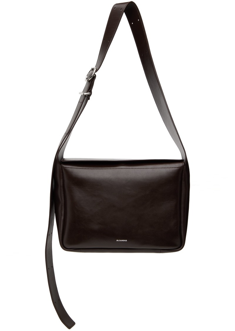 Jil Sander Brown Flap Small Bag