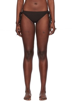 Jil Sander Brown Tangle Bikini Bottom