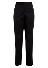 Jil Sander Darted Straight Leg Wool Gabardine Trousers