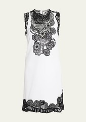 Jil Sander Embroidered Lace Shift Dress