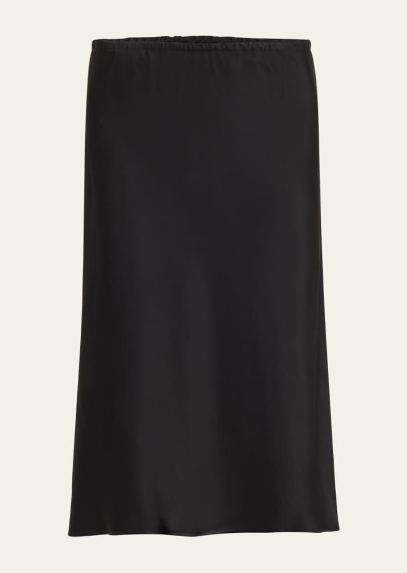 Jil Sander Enverse Satin Midi Skirt