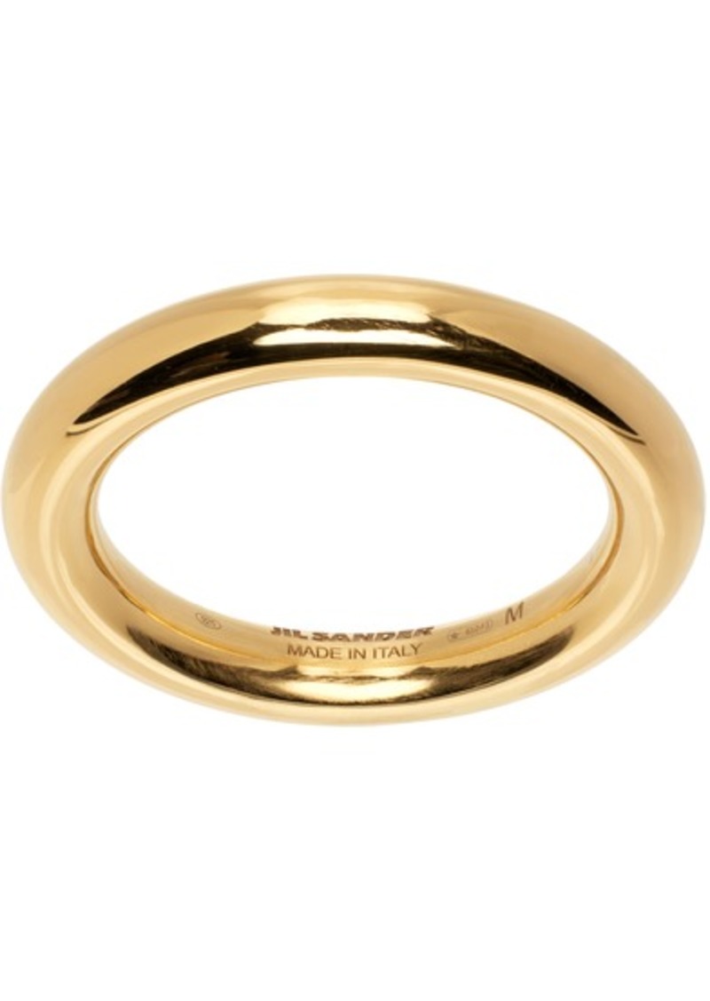 Jil Sander Gold Classic Ring