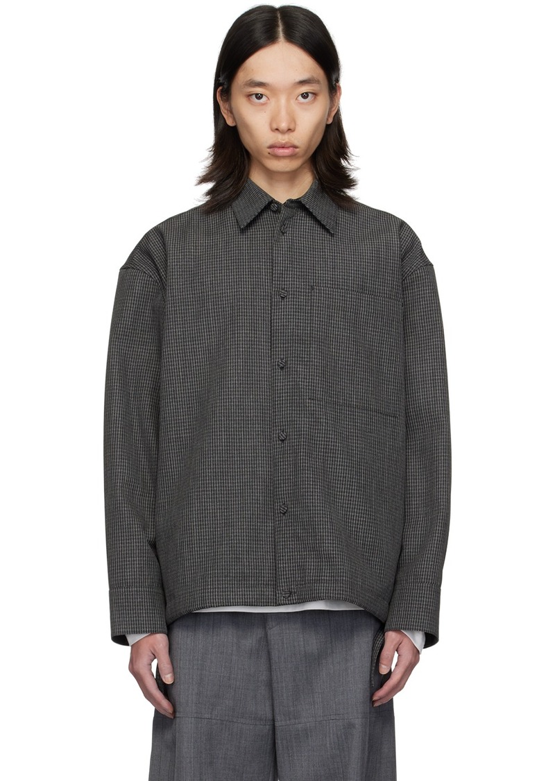 Jil Sander Gray Check Jacket