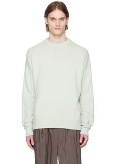 Jil Sander Green Crewneck Sweater