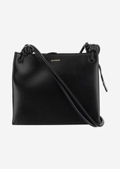 JIL SANDER LEATHER SMALL SHOULDER BAG