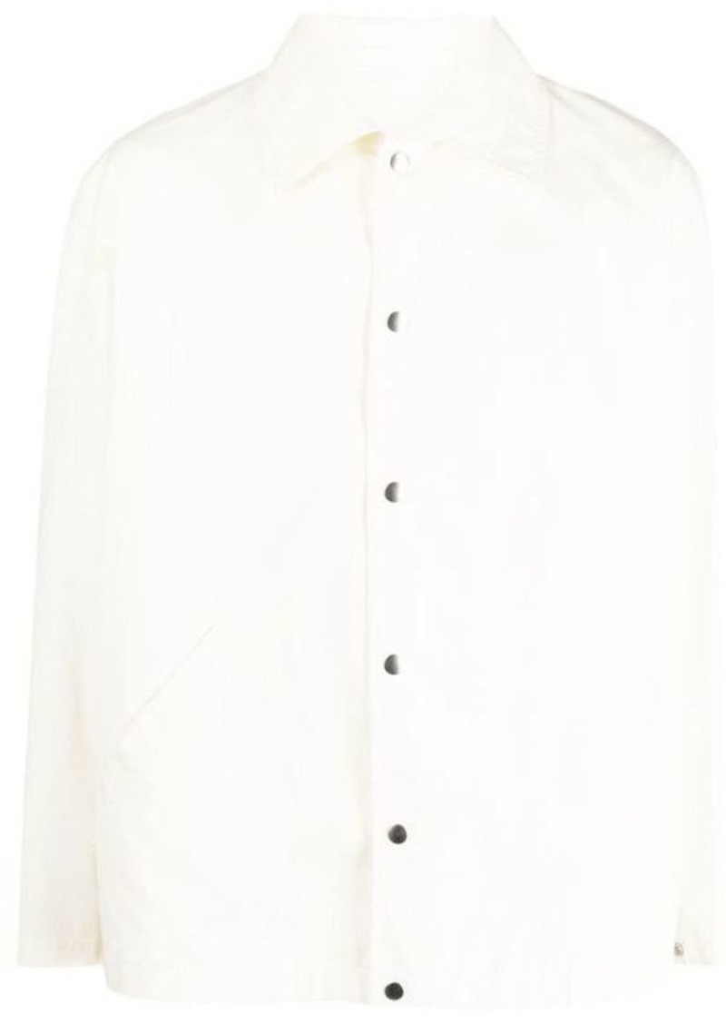 JIL SANDER Logo cotton jacket
