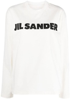 JIL SANDER LOGO LONG SLEEVE T-SHIRT CLOTHING