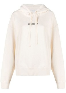 JIL SANDER Logo-print drawstring hoodie