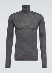 Jil Sander Logo turtleneck sweater