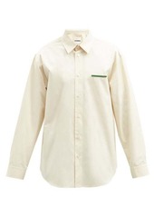 Jil Sander Never Fade Away-plaque organic-cotton shirt