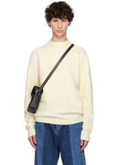 Jil Sander Off-White Crewneck Sweater