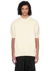 Jil Sander Off-White Crewneck Sweater