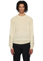 Jil Sander Off-White Crewneck Sweater