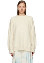 Jil Sander Off-White Crewneck Sweater