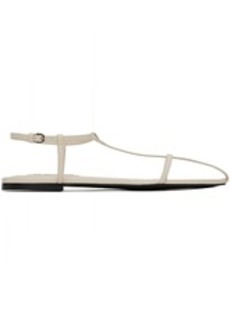 Jil Sander Off-White Flat Sandals