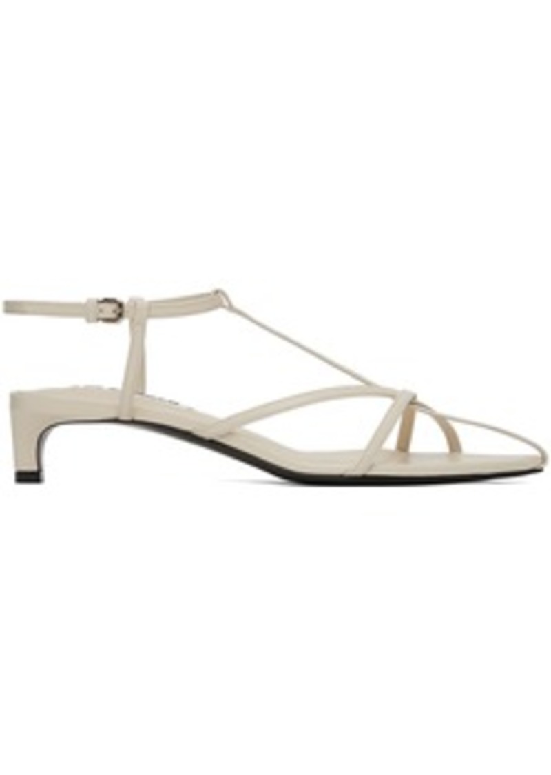 Jil Sander Off-White High Heeled Sandals