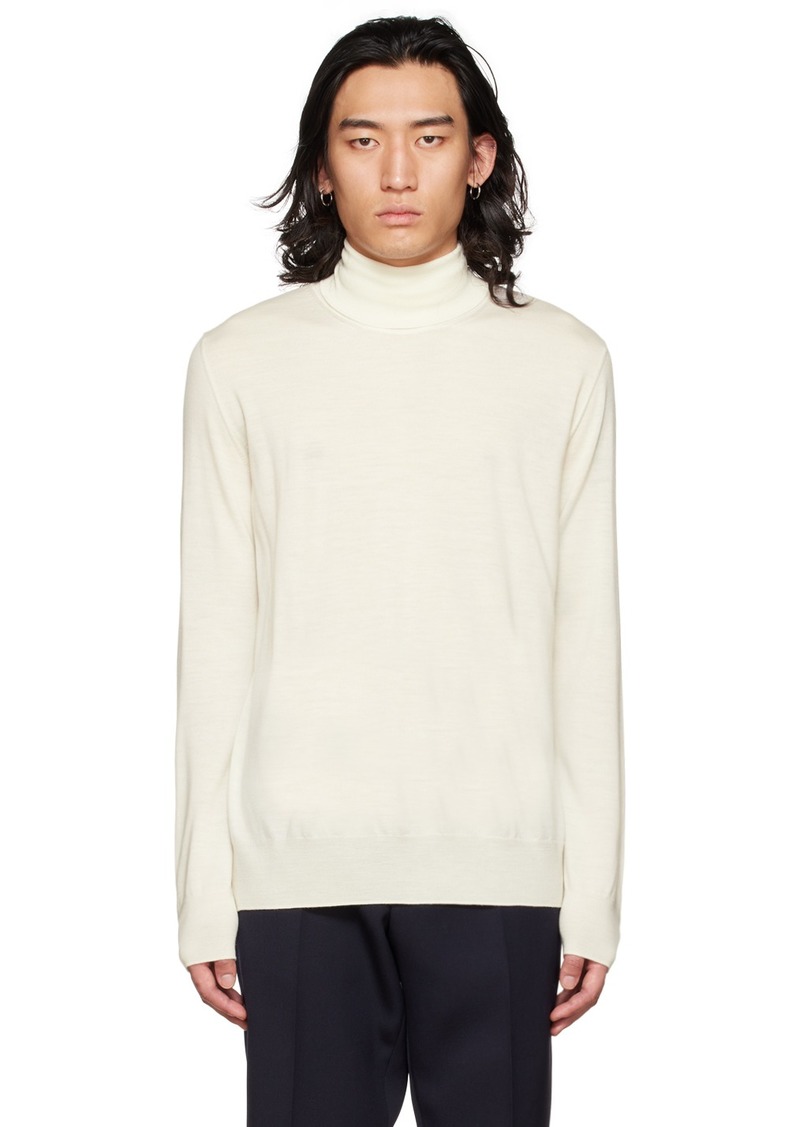 Jil Sander Off-White High Turtleneck