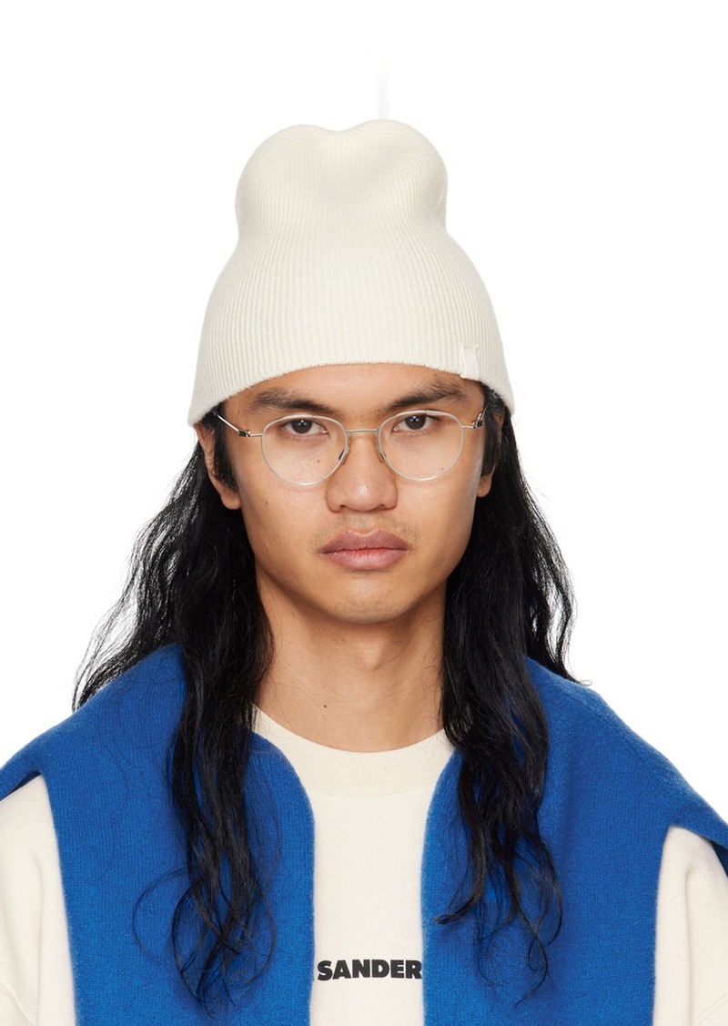 Jil Sander Off-White Knit Beanie