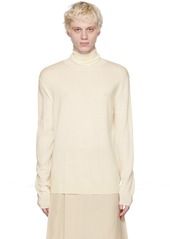 Jil Sander Off-White Lightweight Turtleneck