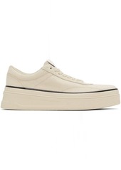 Jil Sander Off-White Low-Top Sneakers