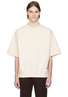 Jil Sander Off-White Patch Sweatshirt