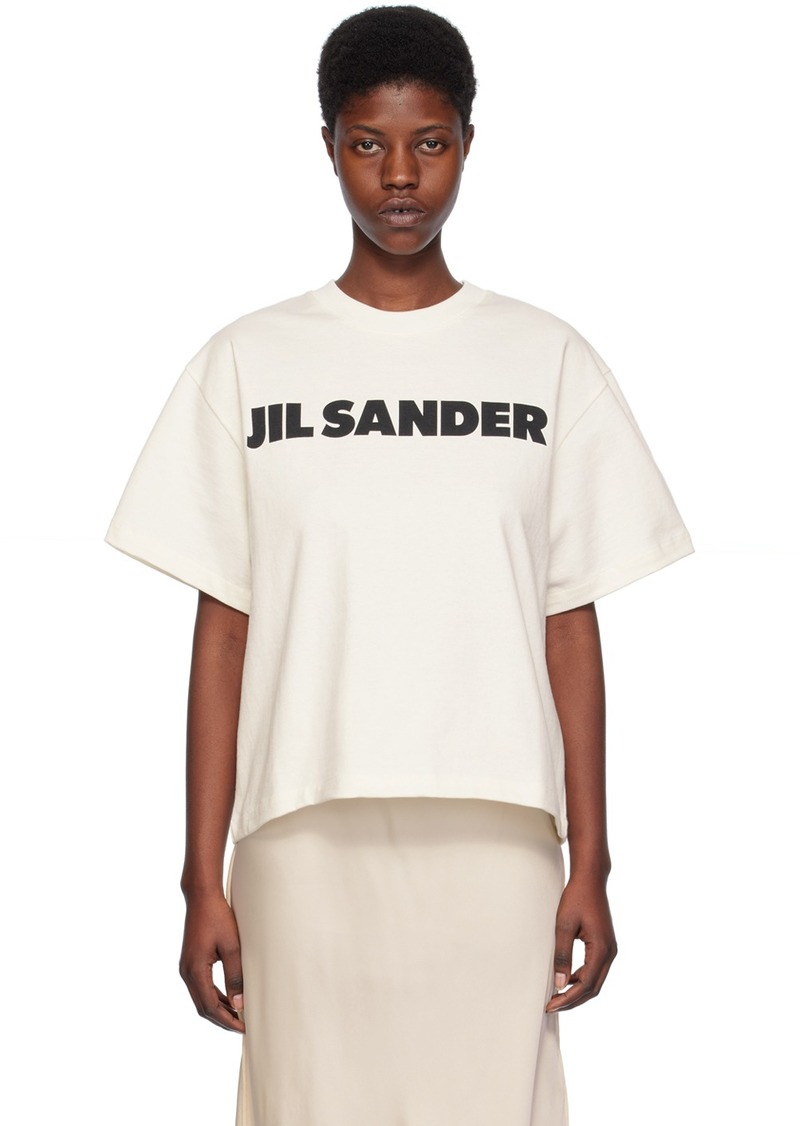 Jil Sander Off-White Printed T-Shirt