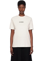 Jil Sander Off-White Printed T-Shirt