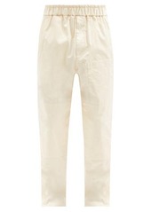 Jil Sander Panelled cotton-gabardine trousers