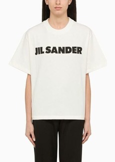 Jil Sander Porcelain crew-neck T-shirt with logo